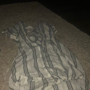 button up striped dress⭐️